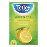 Tetley Green Tea Lemon Flavoured 52s
