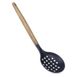 Excellent Houseware Skimmer Spoon Wooden Handle 34cm