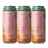 Gloot Peach Fizz Flavoured Sparkling Energy Drink 6x300ml