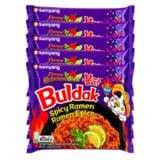 Samyang Habanero Lime Flavour Ramen Noodles 5s