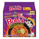 Samyang Habanero Lime Hot Chicken Flavour Ramen Noodles 5s