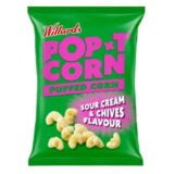 Willards Pop T Corn Sour Cream And Chives Flavoured 80gr