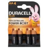 Duracell Plus Power Boost AA Batteries 4's