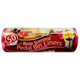 GHH Pedal Bin Liners Roses Scented 50s