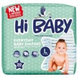 Hi Baby Everyday Baby Diapers Large 8-12kg 20s