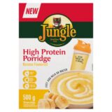 Jungle High Protein Porridge Banana Flavoured 500gr