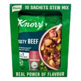 Knorr Tasty Beef With Robertson’s Barbeque Spice 2 In 1 Stew Mix 10s