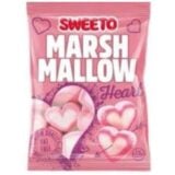 Sweeto Marshmallow Hearts 140gr