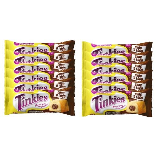 Tinkies Sponge Cake Choc ‘O Loco 12x45gr