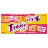 Tinkies Sponge Cake Strawberry Breeze 12x45gr