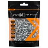 BrunoX Pop Rivets 4mmx8mm 100pcs