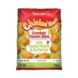 Chicken Tizer Crumbed Chicken Bites With Sweet Potato And Butternut 1kg