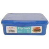 Cliplock Container 4pcs - Click On Item For Colour Options