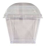 Dessert Cup With Lid Square 25s
