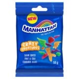 Manhattan Crazy Creatures Fruit And Cola Jellies 50gr