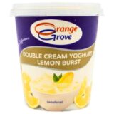 Orange Grove Double Cream Yoghurt Lemon Burst 1kg