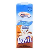 Orange Grove Luv It Low Fat Dairy Drinking Snack Chocolate Flavoured 1lt