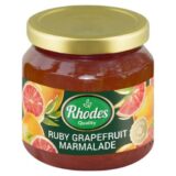 Rhodes Ruby Grapefruit Marmalade Jam Glass 340g