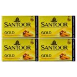 Santoor Gold Soap 4x125gr