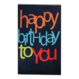 Gift Card Birthday Black