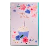 Gift Card Birthday Cupcake Pink