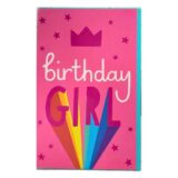 Gift Card Birthday Girl Pink