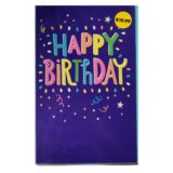Gift Card Birthday Purple