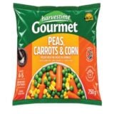 Harvestime Gourmet Peas , Carrots , Corn 750gr