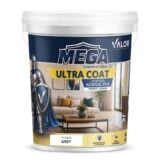 Mega Ultra Coat  Water Based Acrylic PVA Paint Thunder Grey 20lt