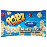 Popz! Salt Flavoured Microwave Popcorn 85gr