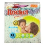 Rocket Premium Diapers Extra Large 20s