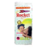 Rocket Premium Diapers Medium 100s