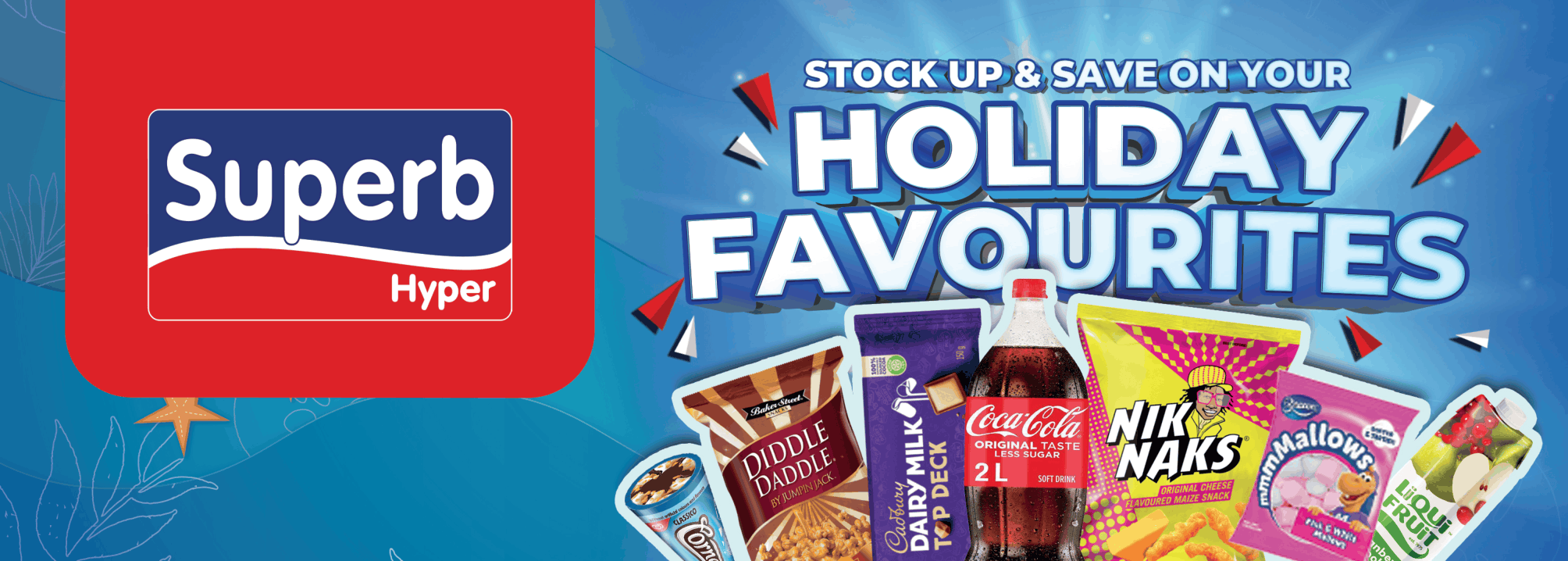 SH - Themed Header - stock up and save on your holiday favourites - Newspaper (255x75) copy-1