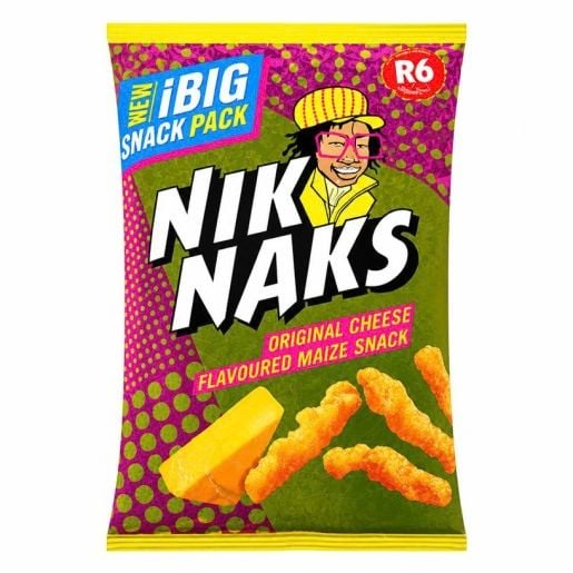 Simba Nik Naks Maize Snack Original Cheese Flavour 100gr