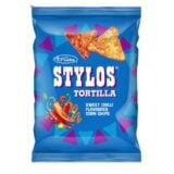 Truda Stylos Tortilla Sweet Chilli Flavoured Corn Chips 145gr