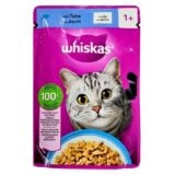 Whiskas Adult Food Pouch Tuna In Jelly 85gr