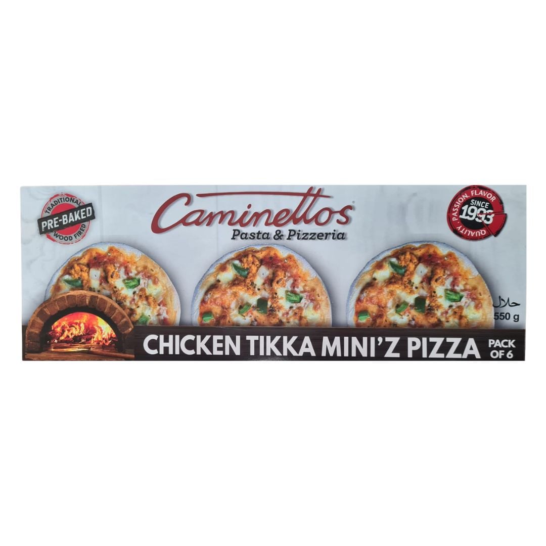Caminettos Pizza Chicken Tikka Mini'z 6's