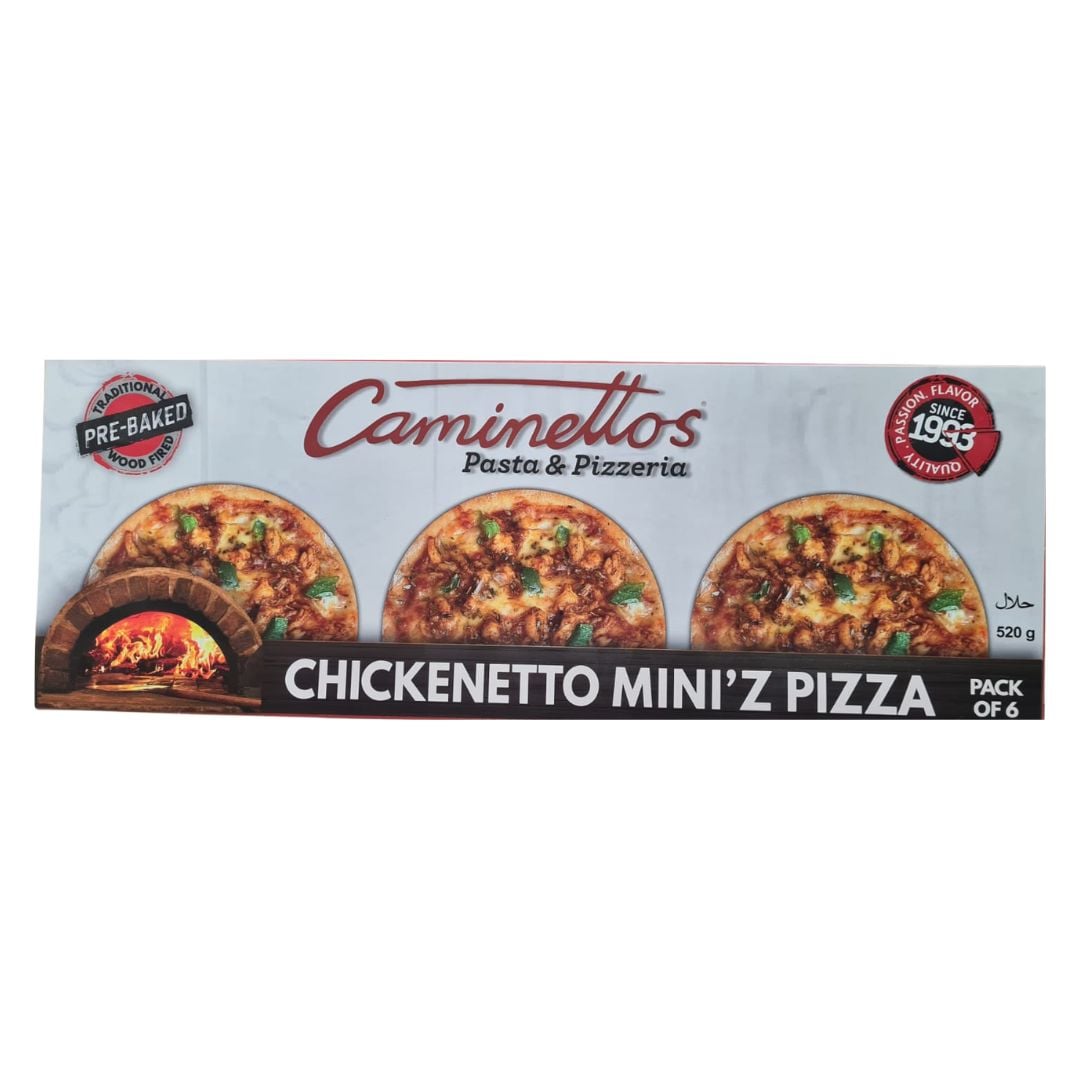 Caminettos Pizza Chickenetto Mini'z 6's